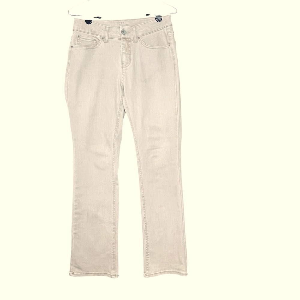 Time Tru Women Bootcut Stretch Jeans Size 10 *Fits 6 Neutral Desert Work Casual